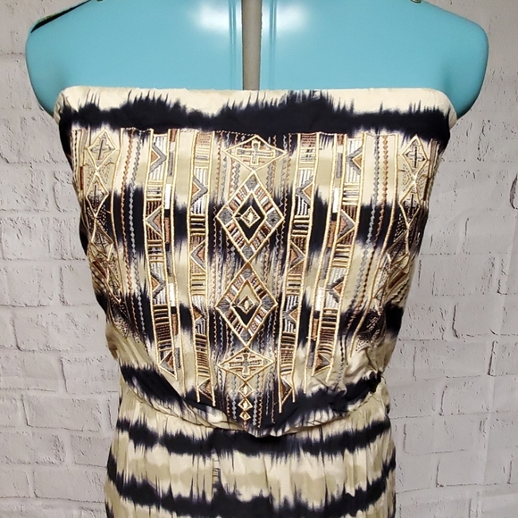 Solitaire tiedye strapless maxi dress - Picture 2 of 6